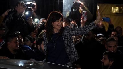 La vice-présidente de l'Argentine, Cristina Kirchner, à Buenos Aires, le 29 août 2022. (LUIS ROBAYO / AFP)