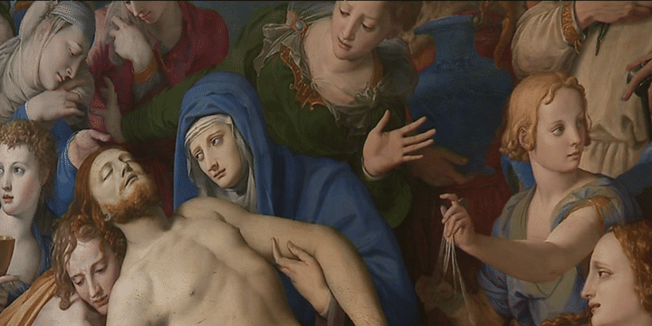 "La Déploration sur le Christ mort" l'oeuvre de l'artiste italien Bronzino vient a regagné le musée des Beaux-art et d'archéologie de Besançon
 (France 3)