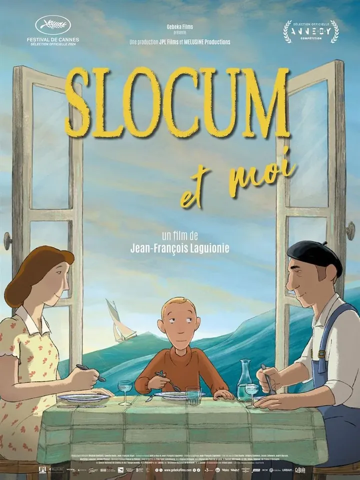 The movie poster "Slocum and me" by Jean-François Laguionie.  (GEBEKA FILMS)