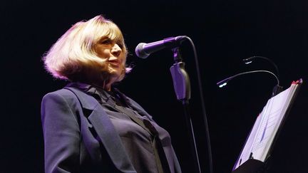 Marianne Faithfull sur scène le 29 octobre 2015 à Prague (OKLA MICHAL / AP / SIPA)