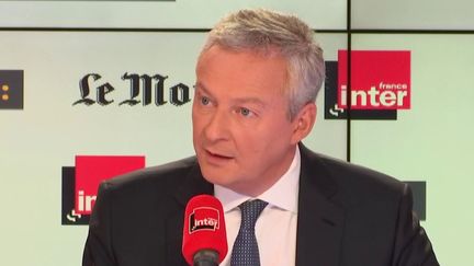 Bruno Le Maire, invité de franceinfo et France Inter dimanche 27 janvier.&nbsp; (FRANCEINFO / RADIOFRANCE)