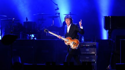 Paul McCartney lors de sa tournée en Amérique latine (ici à Montevideo, en Uruguay), en avril 2014, qui a précédé le voyage au Japon.
 (MIGUEL ROJO / AFP)