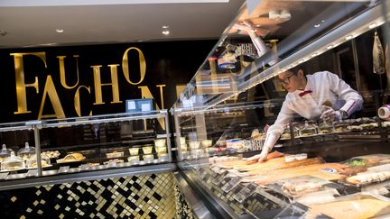 La boutique historique Fauchon, le 24 novembre 2016 place de la Madeleine à Paris. (VINCENT ISORE / MAXPPP)