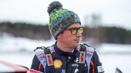 Le pilote irlandais Craig Breen, lors du rallye de Suède, le 9 février 2023. (MICKE FRANSSON / AFP)