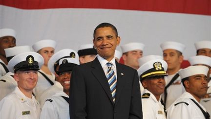 Barack Obama à Jacksonville (Floride), le 26 octobre 2009 (© AFp - Mandel Ngan)