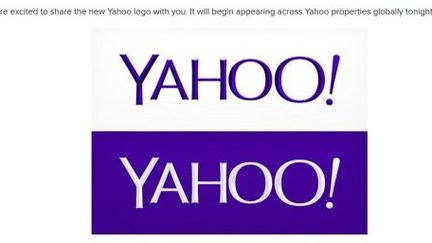 Le logo de Yahoo (celui dévoilé en septembre 2013). (Yahoo/AFP)