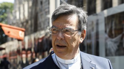 Mgr Michel Aupetit, ex-archevêque de Paris, le 31 mai 2020. (OLIVIER CORSAN / MAXPPP)