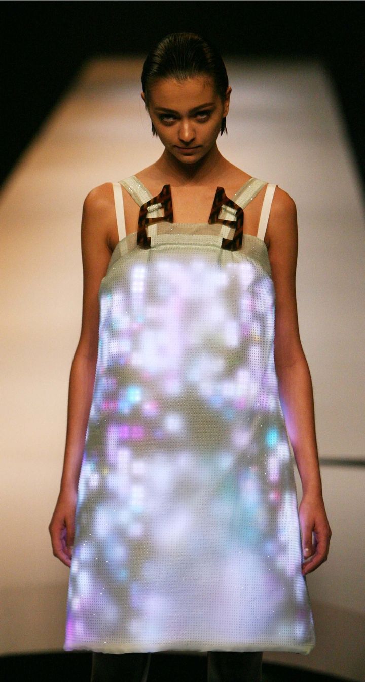 Hussein Chalayan, défilé en 2007 lors de la semaine de mode à Paris
 (MAXPPP)