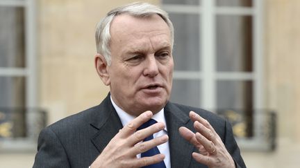 Le Premier ministre, Jean-Marc Ayrault, le 6 mars 2013 &agrave; l'Elys&eacute;e. (BERTRAND GUAY / AFP)