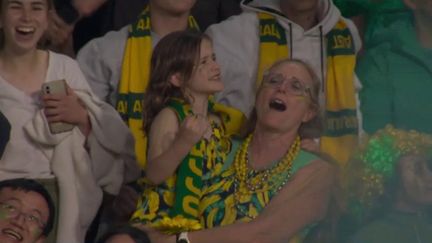 Coupe du monde féminine : l'Australie célèbre sa victoire (France 2)