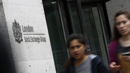 L'entrée de la Bourse de Londres, le 27 juin 2016.&nbsp; (ODD ANDERSEN / AFP)