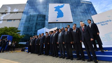 Le bureau intercoréen de Kaesong (Corée du Nord) a été inauguré le 14 septembre 2018. (AFP)