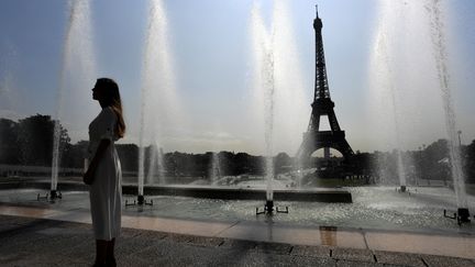 La fontaine du Trocadéro à Paris, le 24 juillet 2018.&nbsp; (ALAIN JOCARD / AFP)