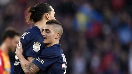 Zlatan Ibrahimovic et Marco Verratti.