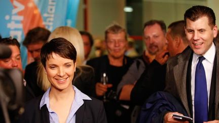 &nbsp; (Frauke Petry, la chef de l'AfD © REUTERS / Fabrizio Bensch)