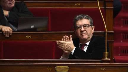 Jean-Luc Mélenchon, le 23 janvier 2019, à Paris.&nbsp; (ERIC FEFERBERG / AFP)