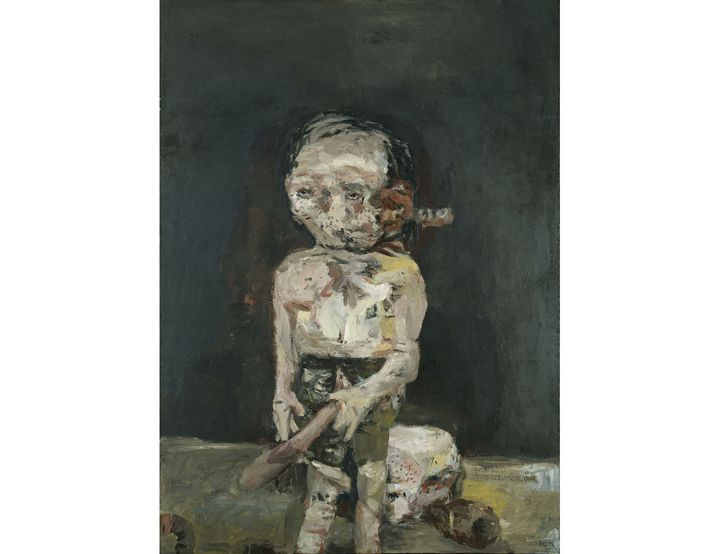 Die große Nacht im Eimer (La Grande Nuit foutue), 1962-1963,Museum Ludwig, Cologne, don de la collection Ludwig, 1976 (© Georg Baselitz, 2021 Photo Jochen Littkemann, Berlin)