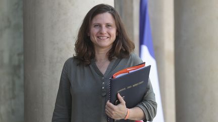 La ministre&nbsp;déléguée aux Sports,&nbsp;Roxana Maracineanu, le 7 juillet 2020. (LUDOVIC MARIN / AFP)