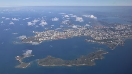 Nouméa (Nouvelle-Calédonie) vue du ciel, le 13 octobre 2018. (MAXPPP)