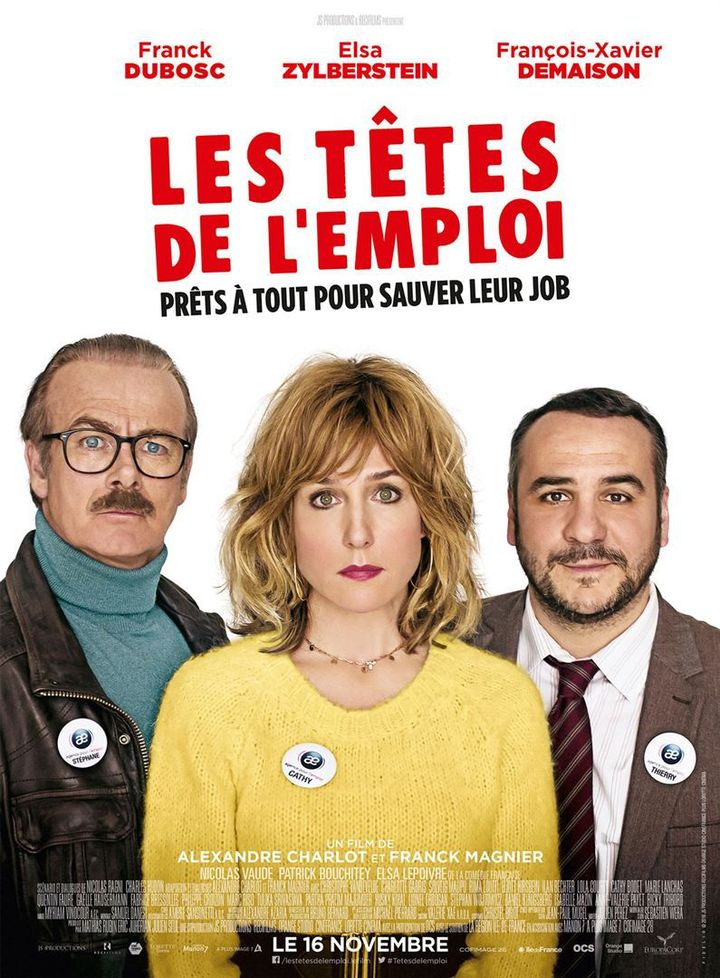 "La Tête de l'emploi" : l'affiche
 (Europacorp Distribution)