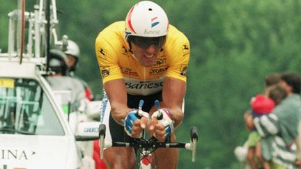 Le coureur espagnol Miguel Indurain, quintuple vainqueur de la Grande Boucle