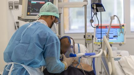 Service de réanimation de l'hôpital de la Timone de Marseille (photo d'illustration). (SPEICH FREDERIC / MAXPPP)