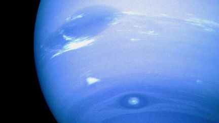 Neptune captur&eacute;e par la sonde spatiale de la Nasa&nbsp;Voyager 2, en 2001. ( NASA)