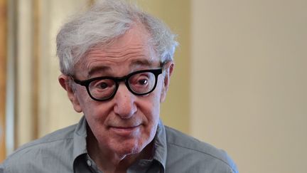 Woody Allen à Milan en 2019. (MIGUEL MEDINA / AFP)