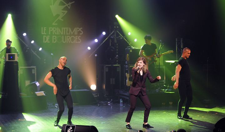 La française Héloïse Letissier, alias Christine and the Queens
 (GUILLAUME SOUVANT / AFP)