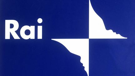 Le logo de la chaîne de télévision nationale italienne Rai. (LEEMAGE VIA AFP)