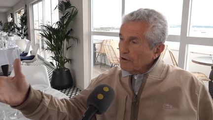 Le réalisateur Claude Lelouch, à Cannes, samedi 18 mai 2019. (FRANCEINFO / RADIOFRANCE)