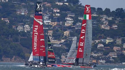 Team New Zealand et Luna Rossa