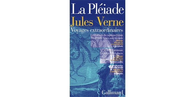 L&#039;un des deux volumes des &quot;Voyages extraordinaires&quot;
 (La Pléiade - Gallimard)