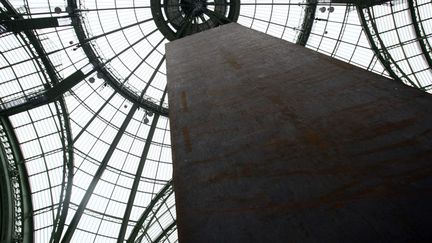 2008 &ndash; RICHARD SERRA &ndash; ETATS-UNIS &ndash; PROMENADE -&nbsp;L'oeuvre unique est compos&eacute;e de cinq plaques d'acier de 17 m&egrave;tres de haut et 4 m&egrave;tres de large. (REMI OCHLIK / IP3 PRESS / MAXPPP)