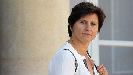 La ministre des Sports, Roxana Maracineanu, à la sortie de l'Elysée à Paris, le 12 septembre 2018.&nbsp; (LUDOVIC MARIN / AFP)