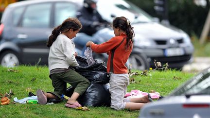 400 000 enfants vivent sous le seuil de pauvreté en France. (MAXPPP)