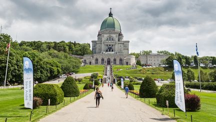 La basilique Saint-Joseph de Montréal (Canada), le 28 juillet 2017. (CLEMENT LUCK / DPPI MEDIA / AFP)