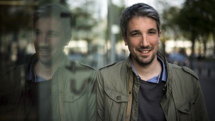 French comedian Guillaume Meurice, in Paris on April 5, 2017. (LIONEL BONAVENTURE / AFP)