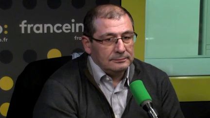 Pascal Cherki était l'invité de L'interview J-1, jeudi sur franceinfo.&nbsp; (FRANCEINFO / RADIOFRANCE)