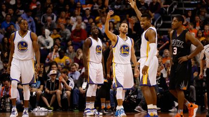 A Phoenix, Golden State a inscrit plus de 130 points pour la deuxième fois cette saison (CHRISTIAN PETERSEN / GETTY IMAGES NORTH AMERICA)