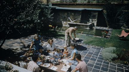 Un jardin terrasse avec des arbres fruitiers conçus pour les endroits exposés au vent au froid, oui mais il faut bien réfléchir à votre projet avant la plantation. (ALFRED EISENSTAEDT / THE LIFE PICTURE COLLECTION / GETTY IMAGES)