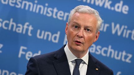 The Minister of Economy and Finance, Bruno Le Maire, in Berlin (Germany), September 13, 2023. (JOHN MACDOUGALL / AFP)