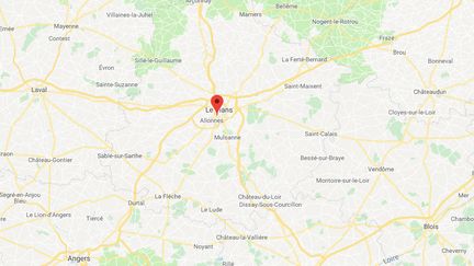 La ville du Mans, dans la Sarthe. (GOOGLE MAPS)