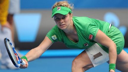 La Belge Kim Clijsters débordée