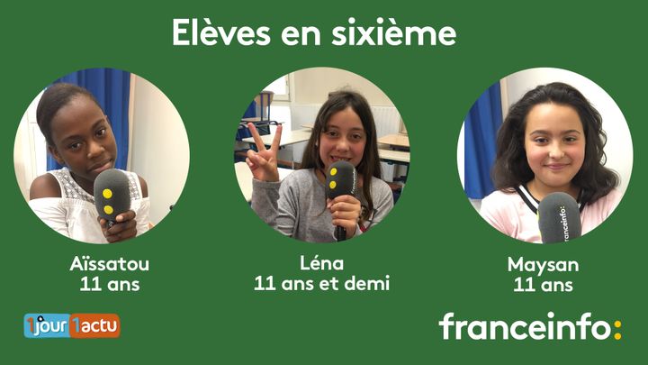 franceinfo junior, une émission en partenariat avec le magazine d'actualités pour enfants 1jour1actu et 1jour1actu.com. (FRANCEINFO / RADIO FRANCE)