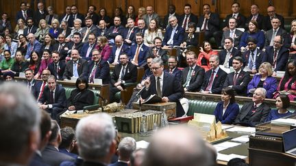 Le Premier ministre britannique Keir Starmer à la chambre des Communes, à Londres (Royaume-Uni), le 27 novembre 2024. (AFP / UK PARLIAMENT)