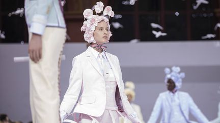 Thom Browne printemps-été 2020 à la Paris Fashion Week, septembre 2019 (VIANNEY LE CAER/AP/SIPA / SIPA)