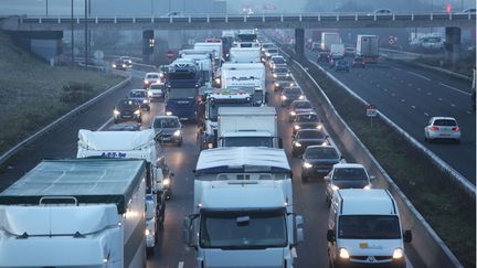 &nbsp; (La CFDT Transports, majoritaire dans la profession, avait choisi de faire cavalier seul en se mobilisant sur la seule journée du 28 janvier © Maxppp)