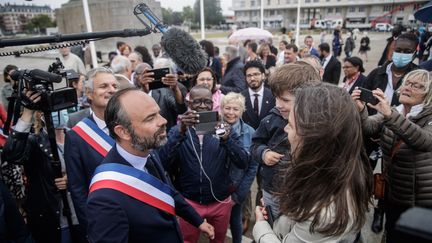 Edouard Philippe après son élection au conseil municipal du Havre, le 5 juillet 2020. (SAMEER AL-DOUMY / AFP)