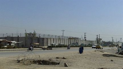 Vue générale de la prison de Kandahar (AFP - STR)